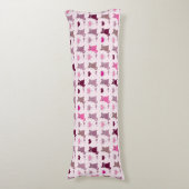 Coussins Longs Motif mignon de filles de chaton (Devant (Vertical))