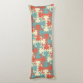 Coussins Longs Motif moderne géométrique rétro Strong Hommes (Dos (Vertical))