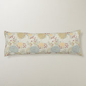 Coussins Longs motif montrant le jardin bouclé (Dos)