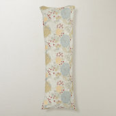 Coussins Longs motif montrant le jardin bouclé (Devant (Vertical))