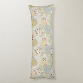 Coussins Longs motif montrant le jardin bouclé (Dos (Vertical))