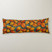 Coussins Longs Motif mosaïque d'automne (Dos)