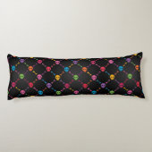 Coussins Longs Motif multicolore avec des crânes (Dos)