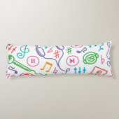 Coussins Longs Motif musical (Dos)