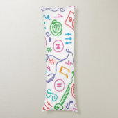 Coussins Longs Motif musical (Devant (Vertical))