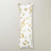 Coussins Longs Motif musical (Dos (Vertical))