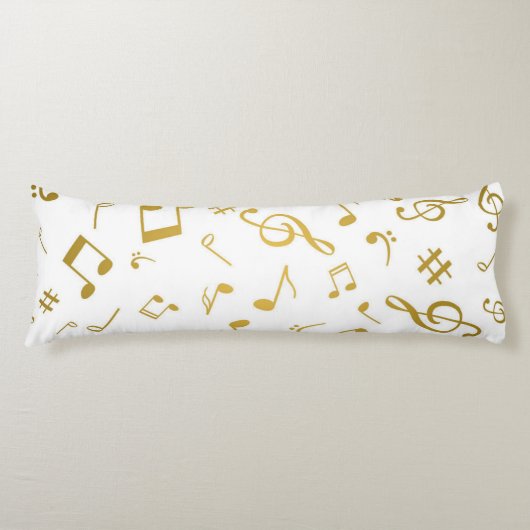 Coussins Longs Motif musical (Devant)