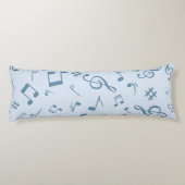 Coussins Longs Motif musical (Dos)