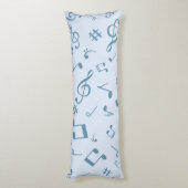 Coussins Longs Motif musical (Dos (Vertical))