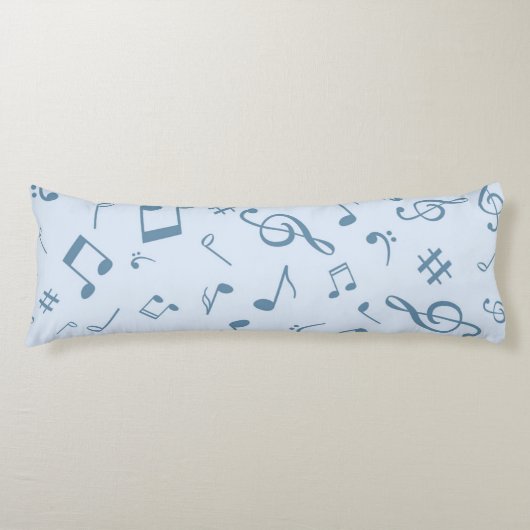 Coussins Longs Motif musical (Devant)