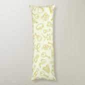 Coussins Longs Motif musical (Dos (Vertical))