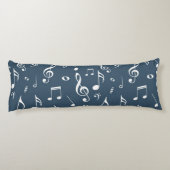 Coussins Longs Motif musical (Dos)