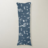 Coussins Longs Motif musical (Devant (Vertical))