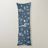 Coussins Longs Motif musical (Dos (Vertical))