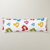 Coussins Longs Motif musical (Dos)