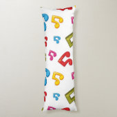 Coussins Longs Motif musical (Dos (Vertical))
