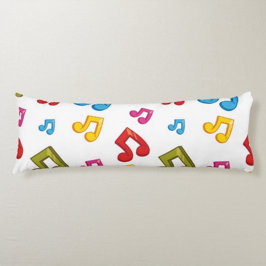 Coussins Longs Motif musical (Devant)