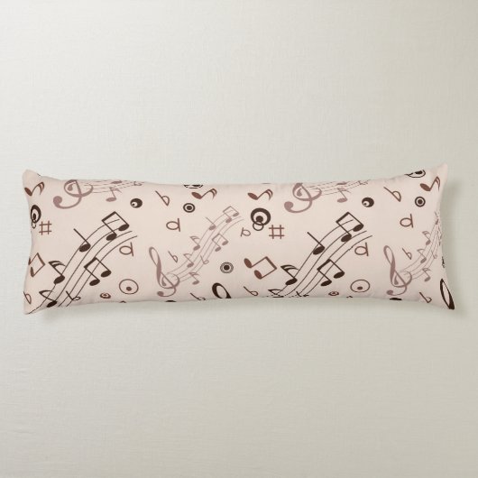 Coussins Longs Motif musical (Dos)