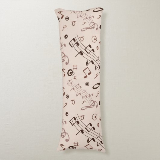 Coussins Longs Motif musical (Devant (Vertical))