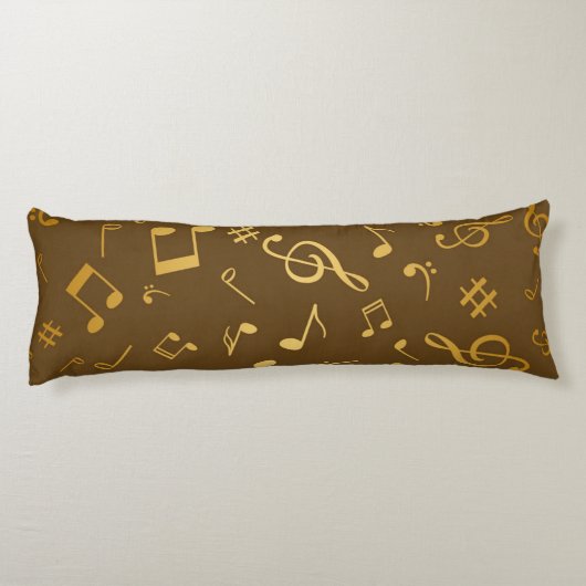 Coussins Longs Motif musical (Dos)