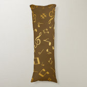 Coussins Longs Motif musical (Devant (Vertical))