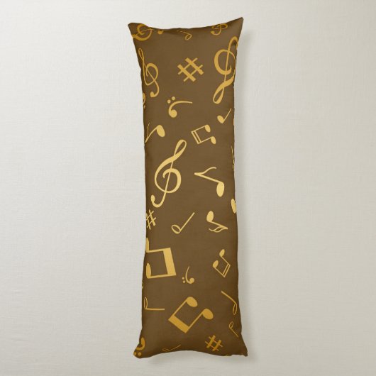 Coussins Longs Motif musical (Dos (Vertical))
