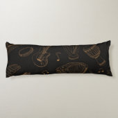 Coussins Longs Motif musical (Dos)