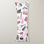 Coussins Longs Motif musical (Devant (Vertical))