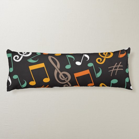 Coussins Longs Motif musical (Dos)