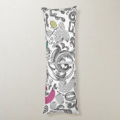Coussins Longs Motif musical (Dos (Vertical))