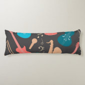 Coussins Longs Motif musical (Devant)