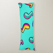 Coussins Longs Motif musical (Devant (Vertical))