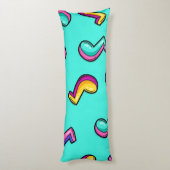 Coussins Longs Motif musical (Dos (Vertical))