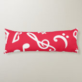 Coussins Longs Motif musical (Devant)