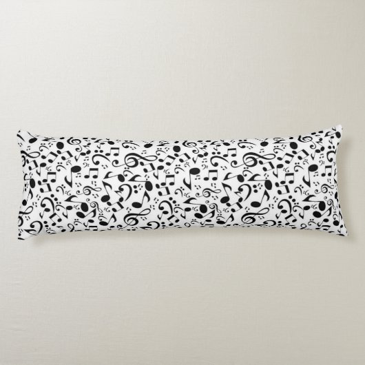 Coussins Longs Motif musical (Dos)