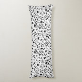 Coussins Longs Motif musical (Dos (Vertical))