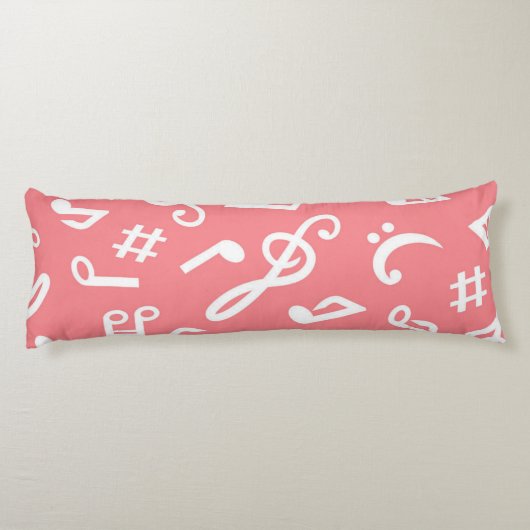 Coussins Longs Motif musical (Dos)