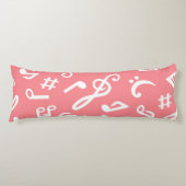 Coussins Longs Motif musical (Devant)