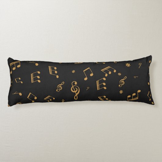 Coussins Longs Motif musical (Dos)