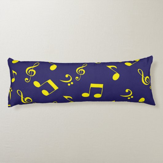 Coussins Longs Motif musical (Dos)