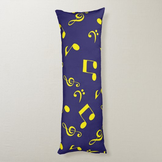 Coussins Longs Motif musical (Dos (Vertical))