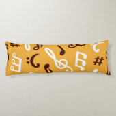 Coussins Longs Motif musical (Dos)