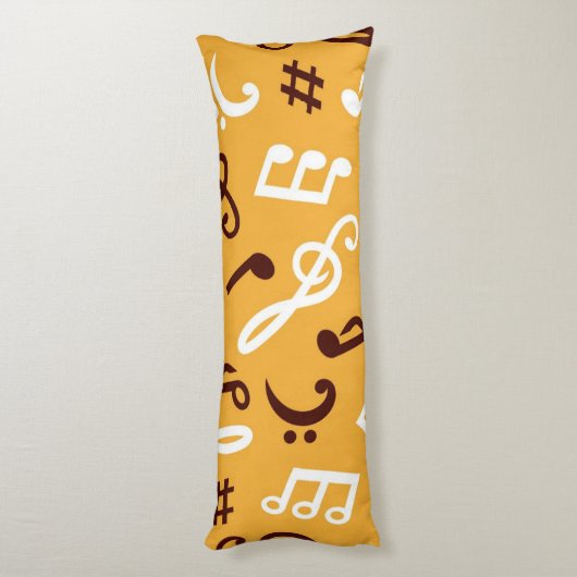 Coussins Longs Motif musical (Dos (Vertical))