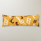 Coussins Longs Motif musical (Devant)