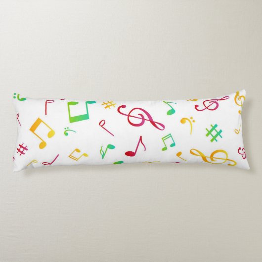 Coussins Longs Motif musical (Dos)