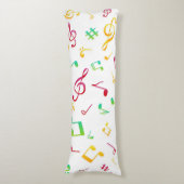 Coussins Longs Motif musical (Devant (Vertical))