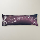Coussins Longs Motif musical (Dos)
