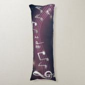 Coussins Longs Motif musical (Devant (Vertical))