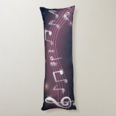 Coussins Longs Motif musical (Dos (Vertical))