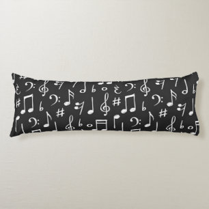 Coussins Longs Motif musical